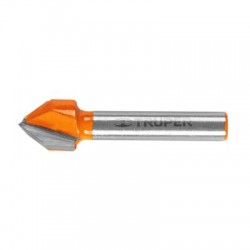 Broca para router, corte en «V», 1/2?