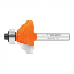 Broca para router, moldura clásica, 1-1/8? con balero
