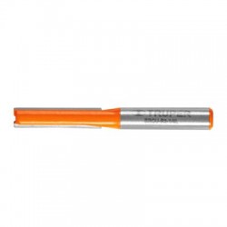 Broca para router, recta 2 filos, 1/4?, larga