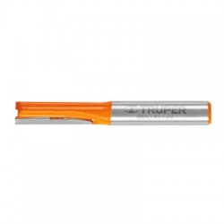 Broca para router, recta 2 filos, 1/4?, mediana