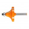 Broca para router, redondeado con moldura, 1-1/2? con balero