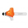 Broca para router, redondeado con moldura, 1-1/4? con balero