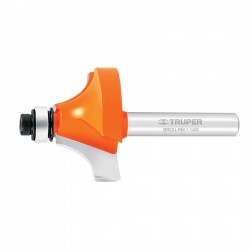 Broca para router, redondeado con moldura, 1-1/4? con balero