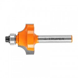Broca para router, redondeado con moldura, 1? con balero