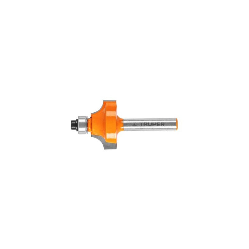 Broca para router, redondeado con moldura, 1? con balero