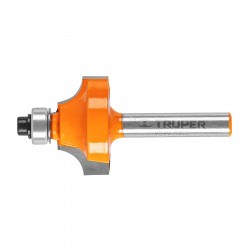 Broca para router, redondeado con moldura, 1? con balero