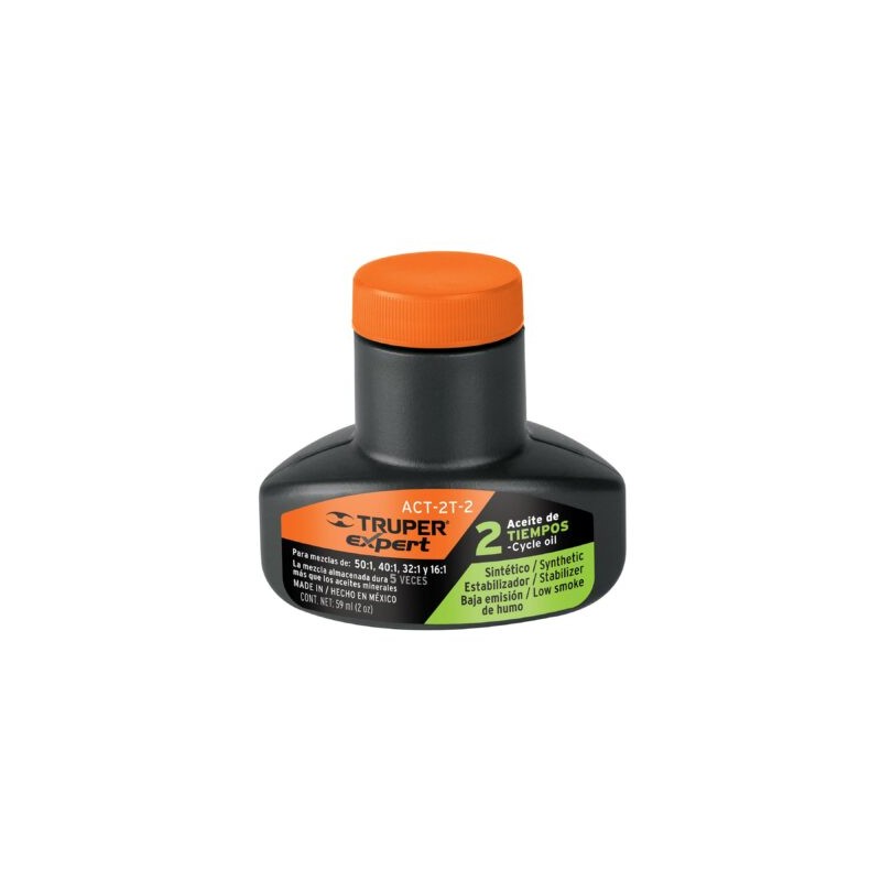 Aceite para motor de dos tiempos, 2 oz