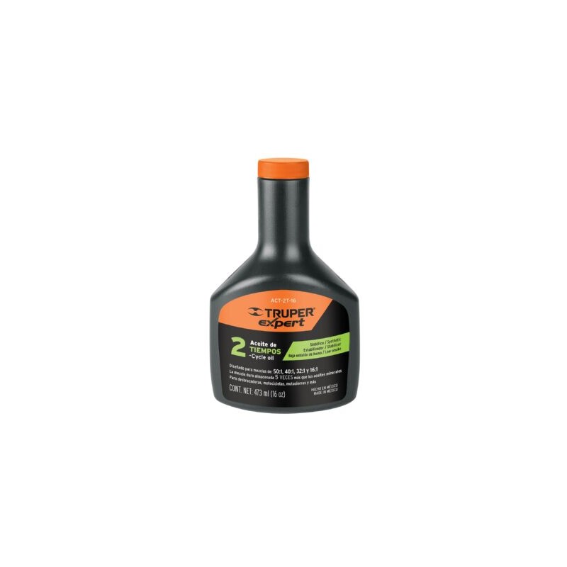 Aceite sintético para motor de 2 tiempos, 470ml (16oz)