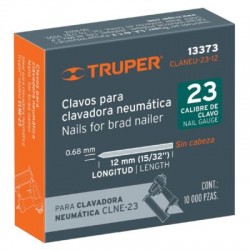 Caja con 10000 clavos calibre 23, 12mm para CLNE-23