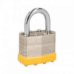 Candado laminado, 40mm, gancho corto, blister