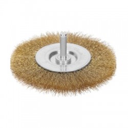 Carda circular 4? alambre fino para taladro