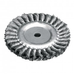 Carda trenzado fino 6? x 5/8? para esmeril