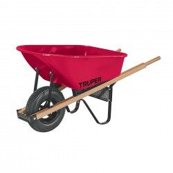 Carretilla 6 ft3 Neumática, bastidores de madera