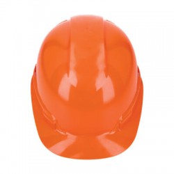 Casco de seguridad, ajuste de matraca, naranja