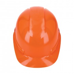 Casco de seguridad, ajuste de matraca, naranja