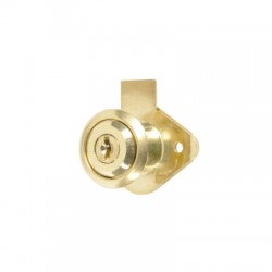 Cerradura para mueble, modelo 21, latón