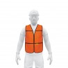 Chaleco de seguridad, uso de día, naranja