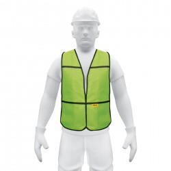 Chaleco de seguridad, uso de día, verde
