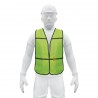 Chaleco de seguridad, uso de día, verde