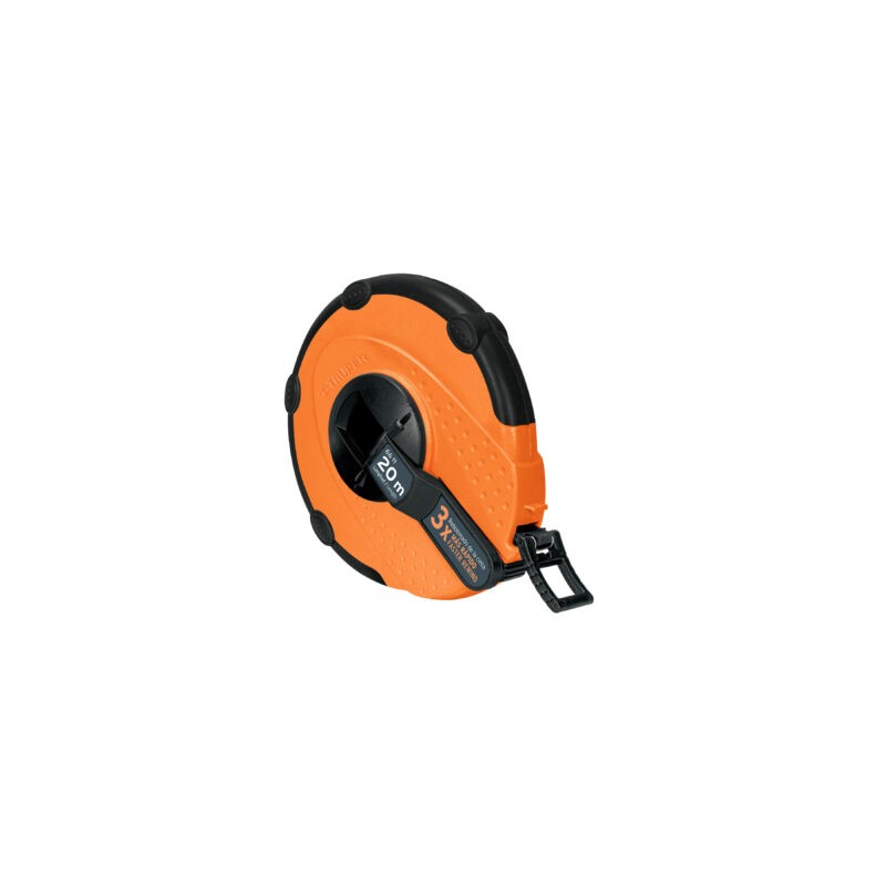 Cinta larga 20 m de fibra de vidrio, carcasa plástica