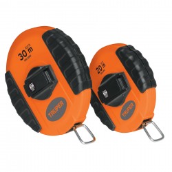 Cinta larga metálica, carcasa plástica, 30 m