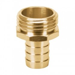 Conector 5/8? macho de latón sólido para manguera