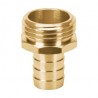 Conector 5/8? macho de latón sólido para manguera