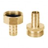 Conectores macho y hembra 1/2?, de latón