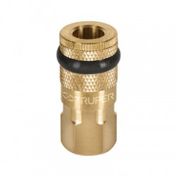 Cople rápido de latón, hembra, cuerda 1/4? NPT