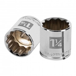 Dado de 1-1/4?, 12 puntas, cuadro 1/2?