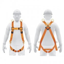 Arnés de cuerpo completo con 5 anillos, ANSI