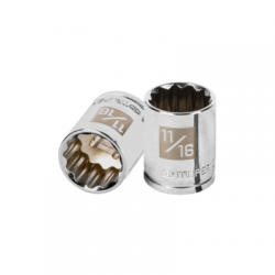 Dado de 11/16?, 12 puntas, cuadro 3/8?