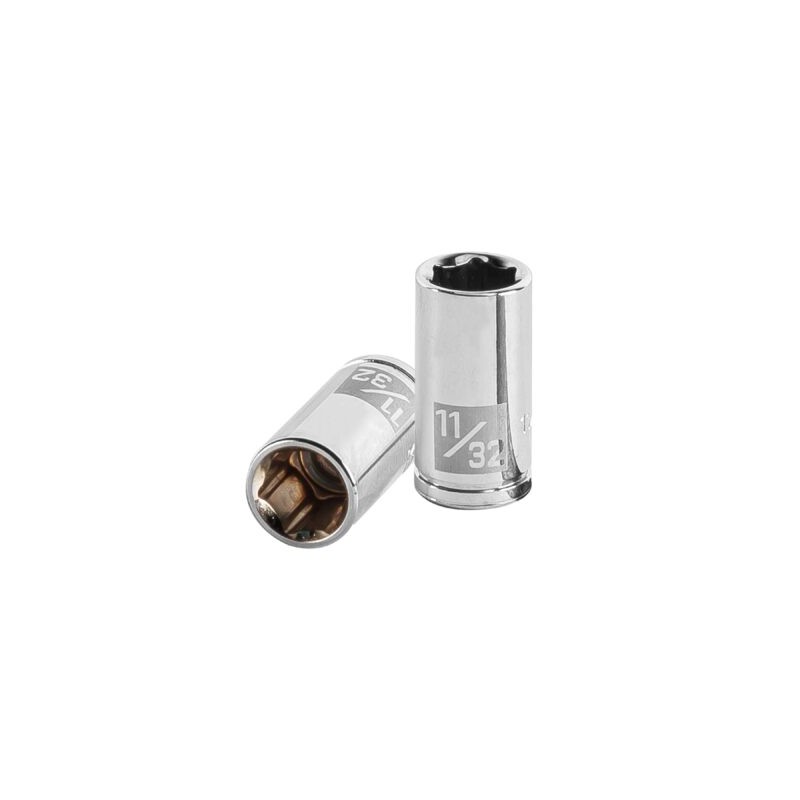 Dado de 11/32?, 6 puntas, cuadro 1/4?