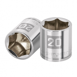 Dado de 20 mm, 6 puntas, cuadro 3/8?