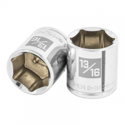 Dado de 13/16?, 6 puntas, cuadro 3/8?