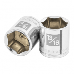 Dado de 13/16?, 6 puntas, cuadro 3/8?