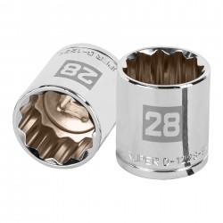 Dado de 28 mm, 12 puntas, cuadro 1/2?