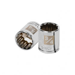 Dado de 3/4?, 12 puntas, cuadro 3/8?