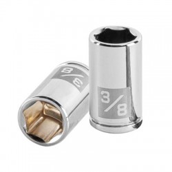 Dado de 3/8?, 6 puntas, cuadro 1/4?