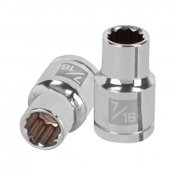 Dado de 7/16?, 12 puntas, cuadro 1/2?