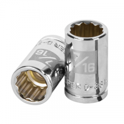 Dado de 7/16?, 12 puntas, cuadro 3/8?