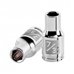 Dado de 7/32?, 6 puntas, cuadro 1/4?