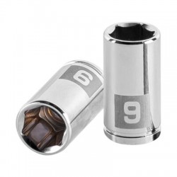 Dado de 9 mm, 6 puntas, cuadro 1/4?