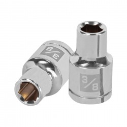 Dado de 3/8?, 6 puntas, cuadro 1/2?