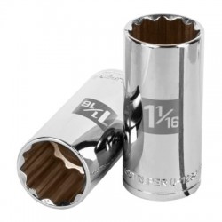 Dado largo de 1-1/16?, 12 puntas, cuadro 1/2?