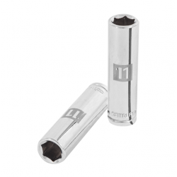 Dado largo de 11 mm, 6 puntas, cuadro 3/8?