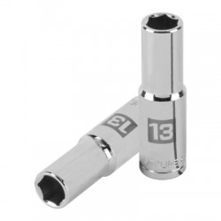 Dado largo de 13 mm, 6 puntas, cuadro 1/2?