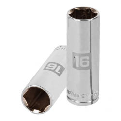 Dado largo de 16 mm, 6 puntas, cuadro 3/8?