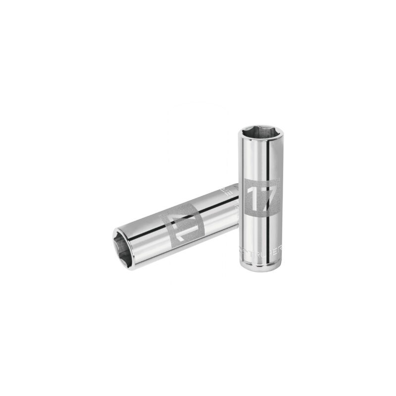 Dado largo de 17 mm, 6 puntas, cuadro 1/2?