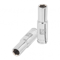 Dado largo de 3/8?, 6 puntas, cuadro 3/8?